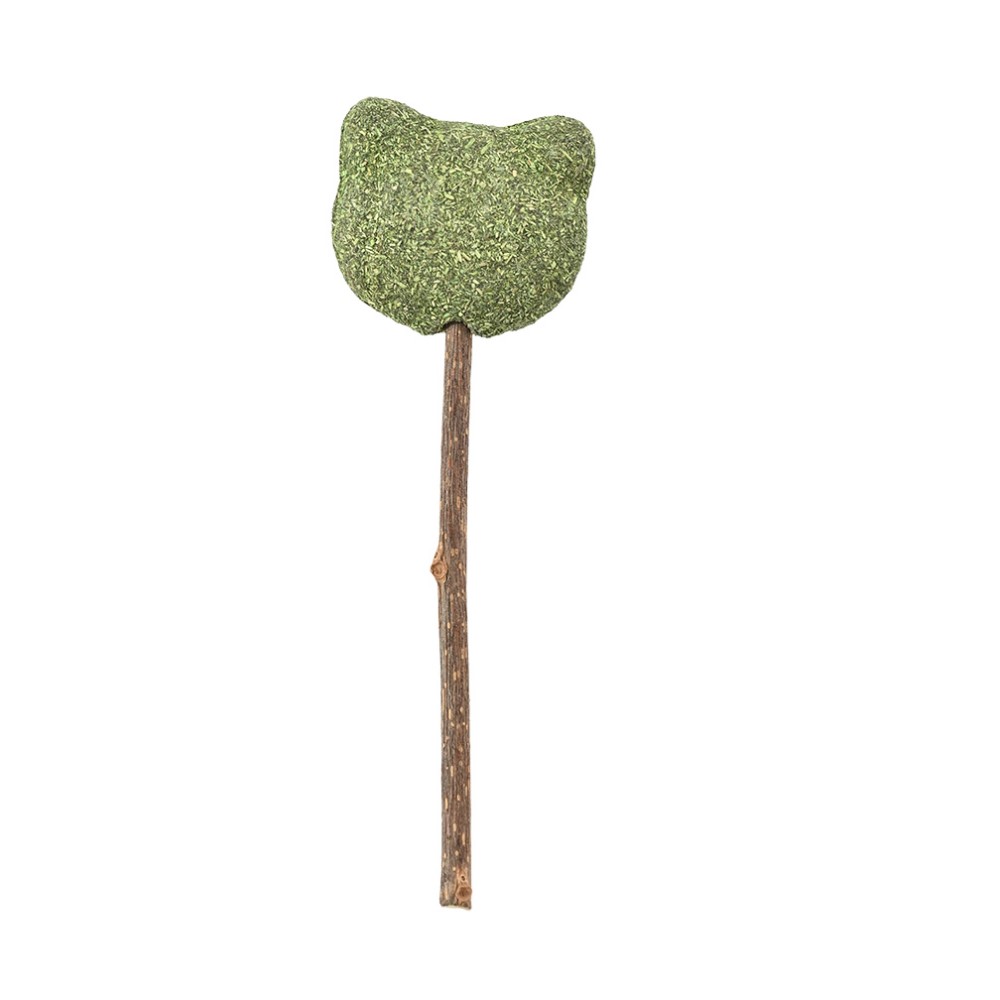 Игрушка для кошек FOXIE Naturalness Палочка мататаби с фигуркой из кошачьей мяты 4х13см