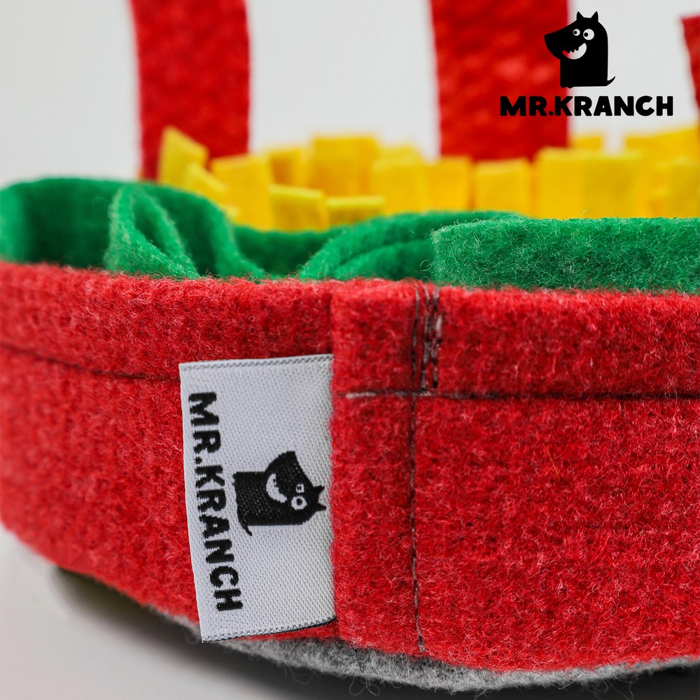 Игрушка для собак MR.KRANCH Пицца нюхательная 18x18см