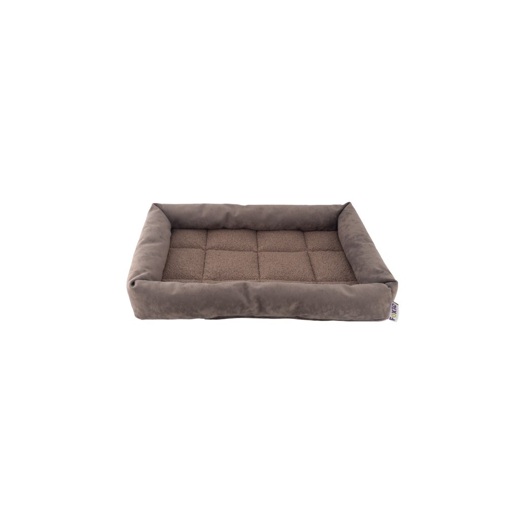 Матрас для животных FOXIE Furry futon 59х42см с мехом коричневый