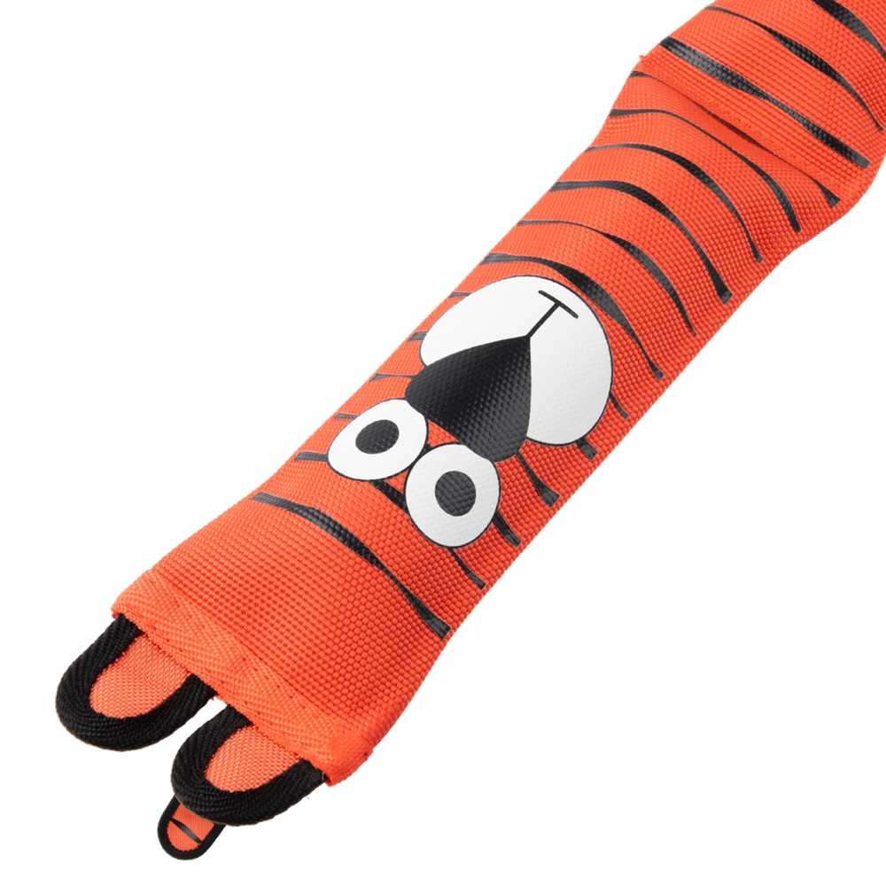 Игрушка для собак MR.KRANCH Тигренок из пожарного шланга 70см оранжевая