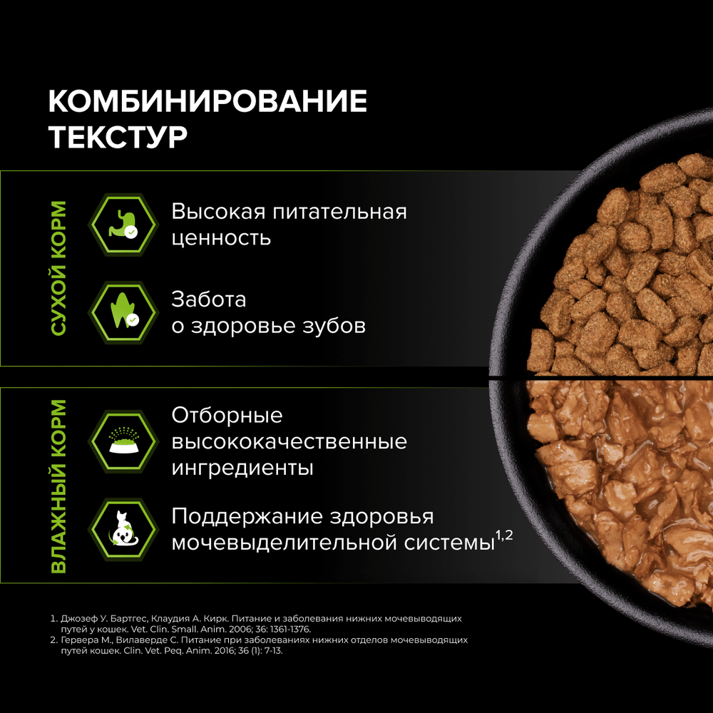 Корм для кошек PRO PLAN при чувствительном пищеварении, курица сух.