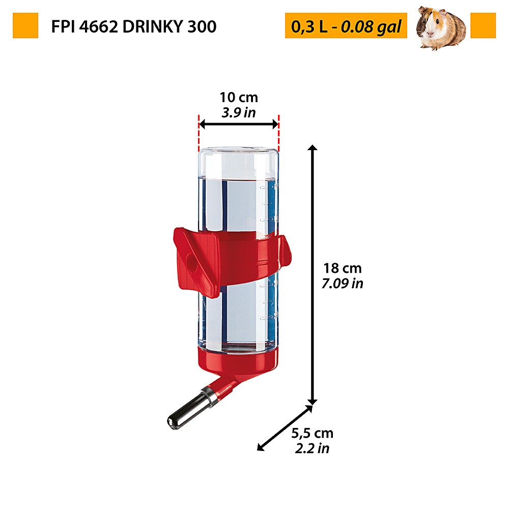 Автопоилка для грызунов FERPLAST DRINKY 300 0,3л