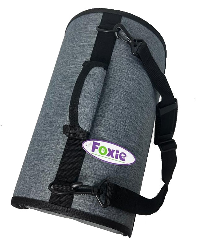Сумка-переноска для животных FOXIE Венди 43х25х24см серая