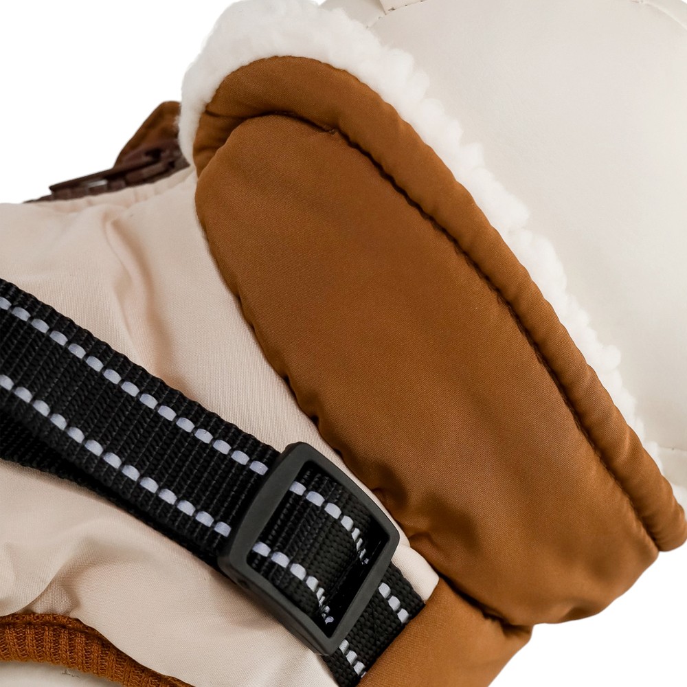 Куртка-жилет для собак НЕ ОДИН ДОМА Каштан, коричневый, XL, длина спинки - 45см