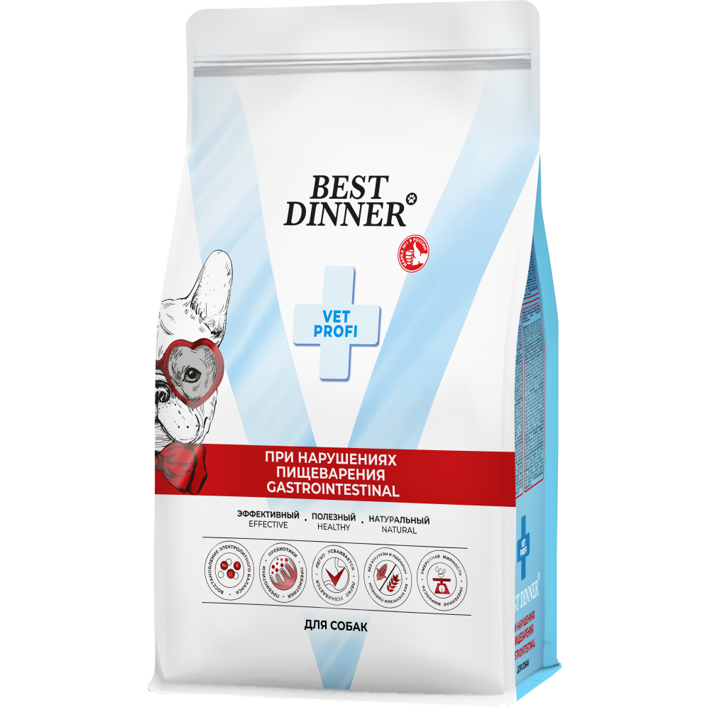 Корм для собак BEST DINNER Vet Profi Gastrointestinal при заболеваниях ЖКТ сух.