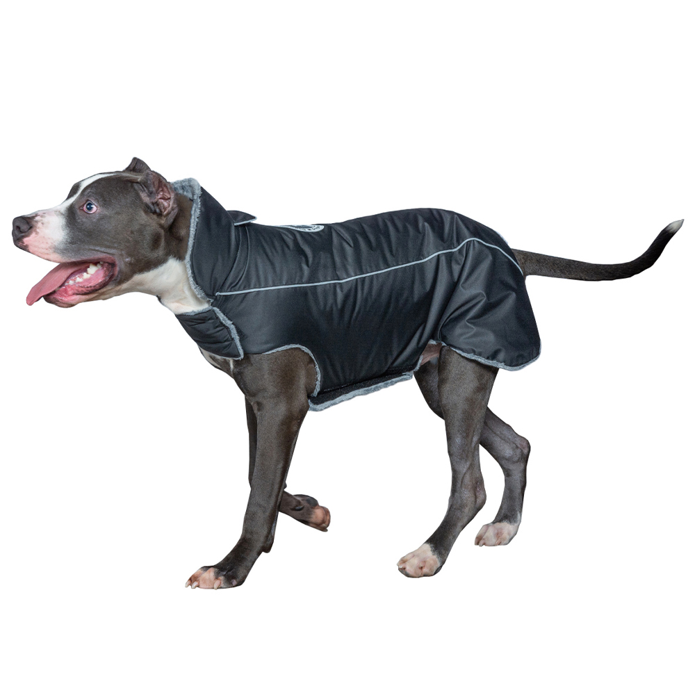 Попона для собак DOG MODA Бостон (черная) унисекс 61см (8)