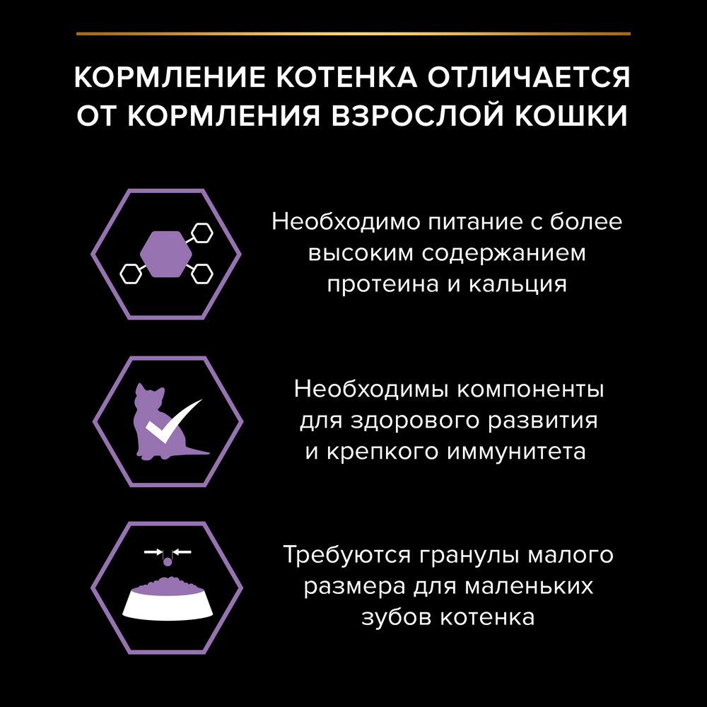 Корм для котят PRO PLAN Healthy Start до 1 года, с курицей сух.
