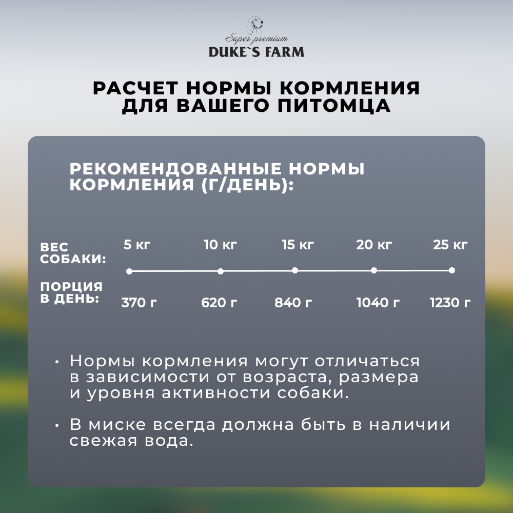 Корм для собак DUKE'S FARM Grain Fee беззерновой говядина, клюква, шпинат банка