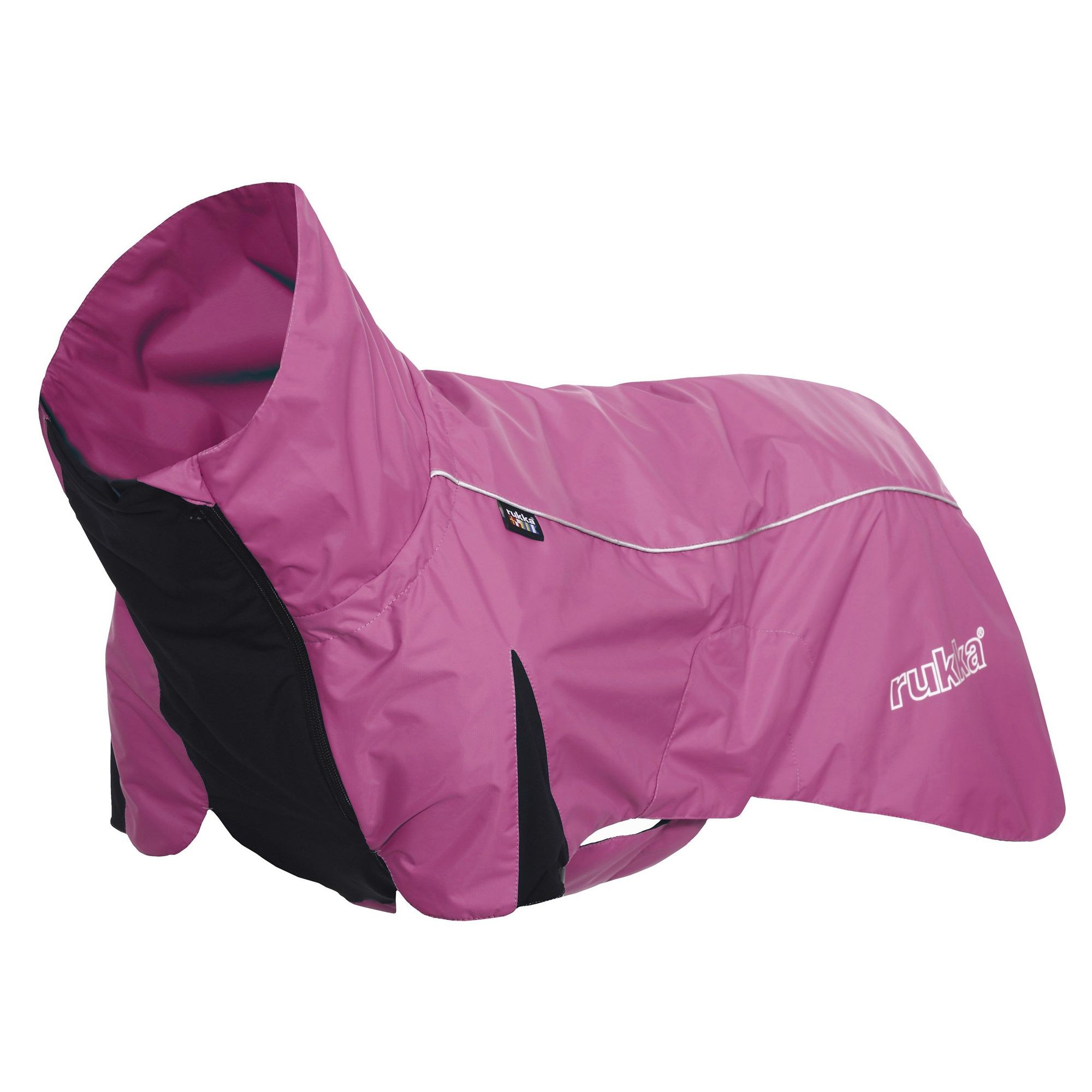 Дождевик для собак RUKKA Wave raincoat размер 25см S розовый