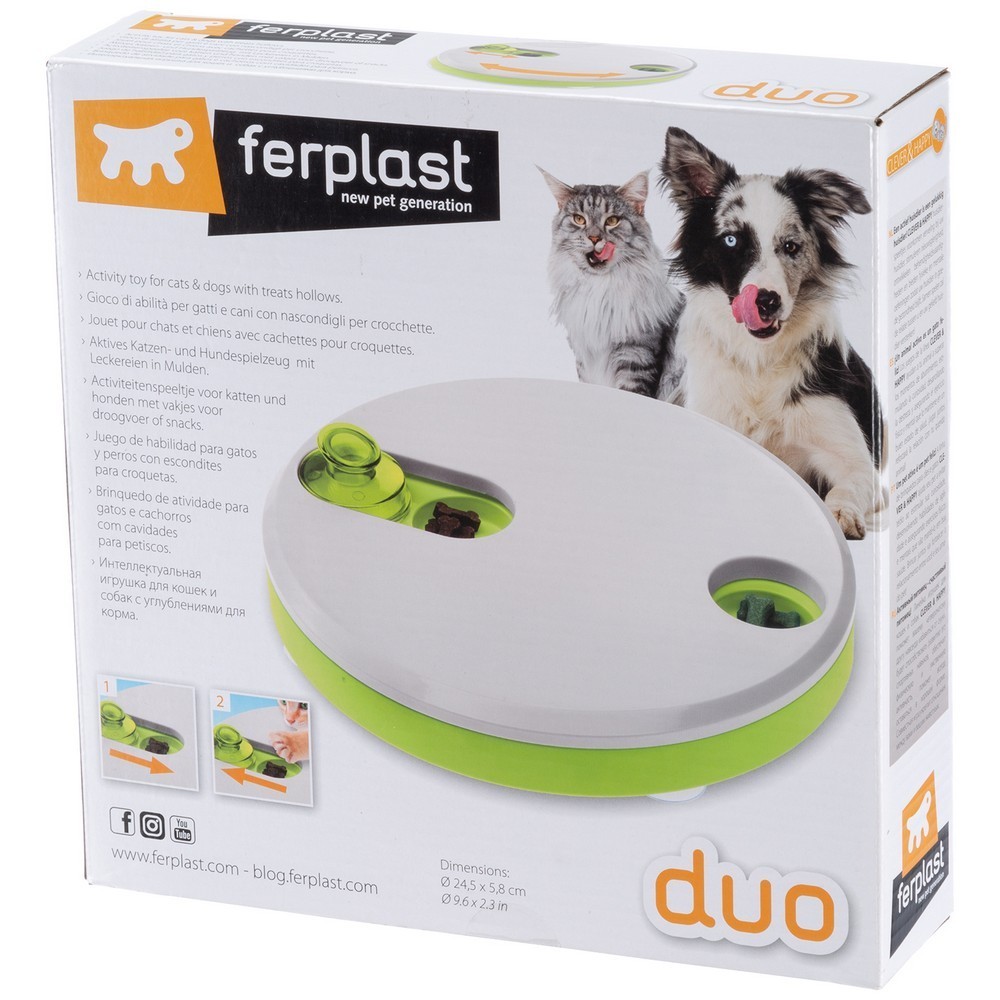 Игрушка-кормушка для кошек Ferplast DUO интерактивная