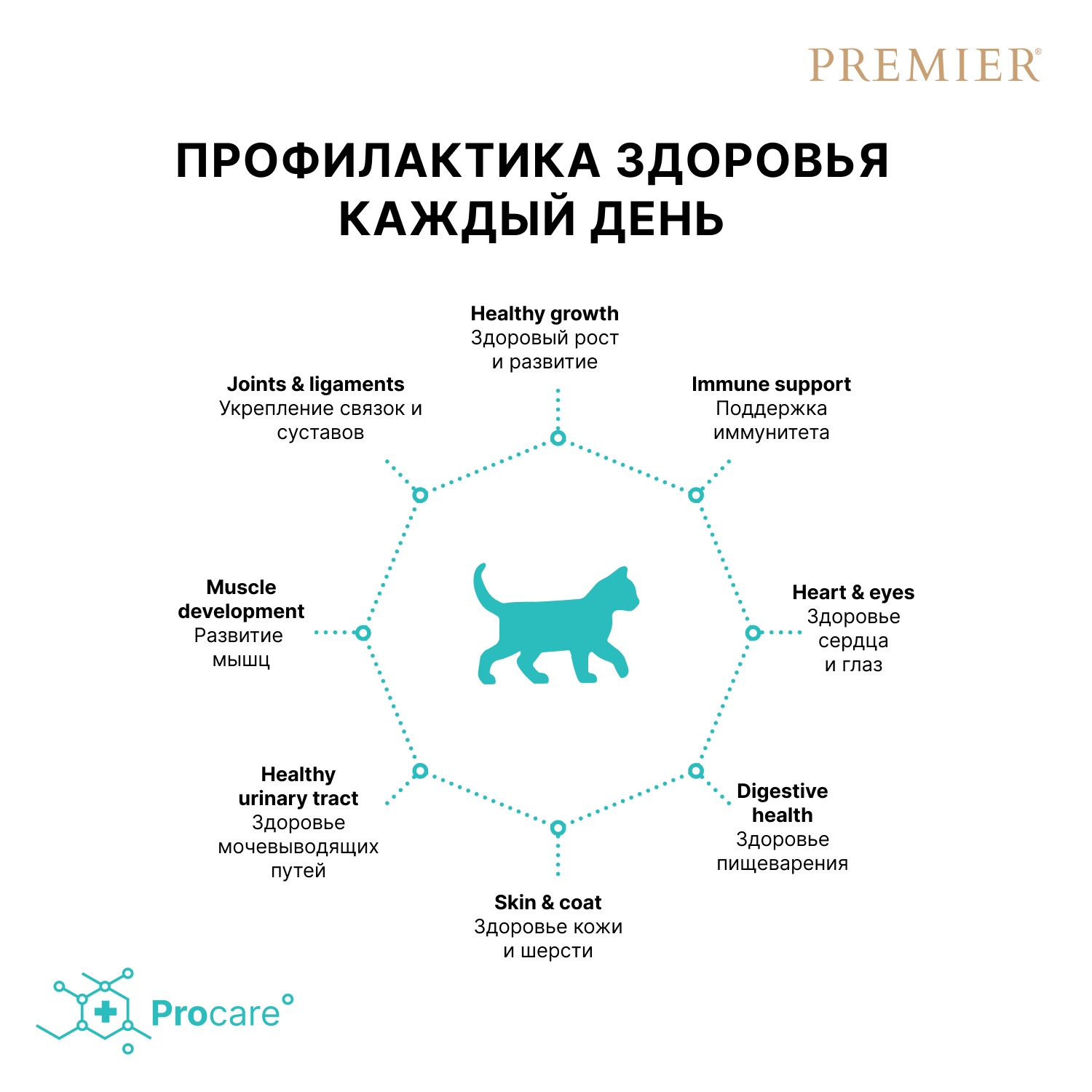 Корм для котят PREMIER Cat Свежая индейка сух.