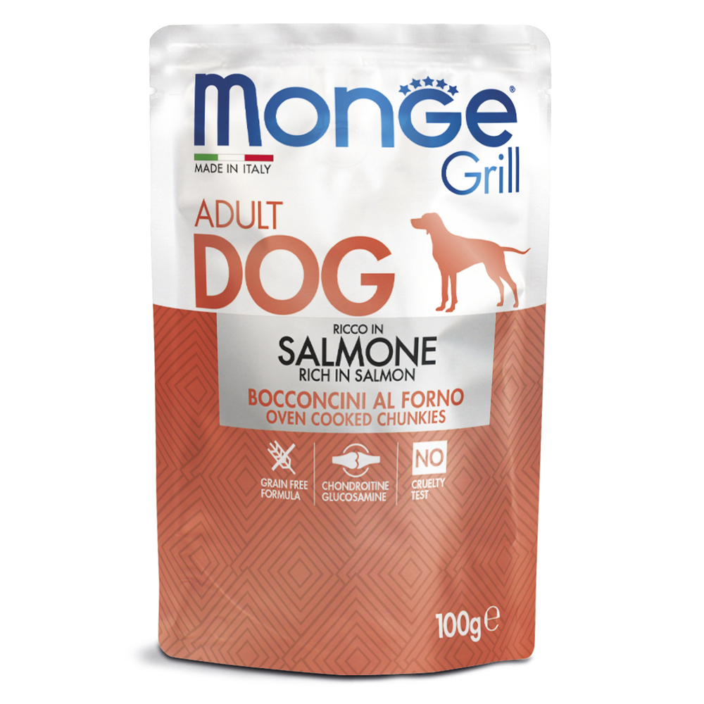 Корм для собак MONGE Dog Grill лосось пауч