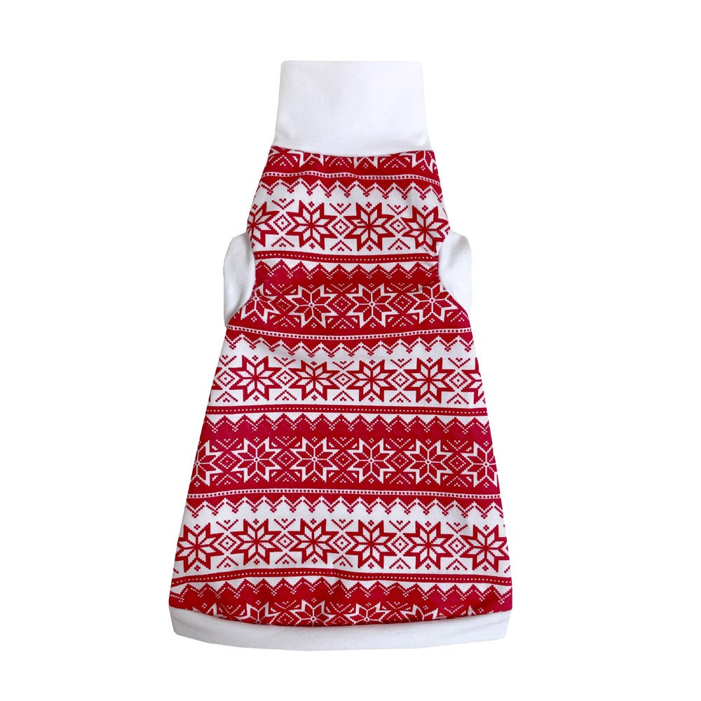 Водолазка для кошек OSSO-Fashion Сканди узор утепленная