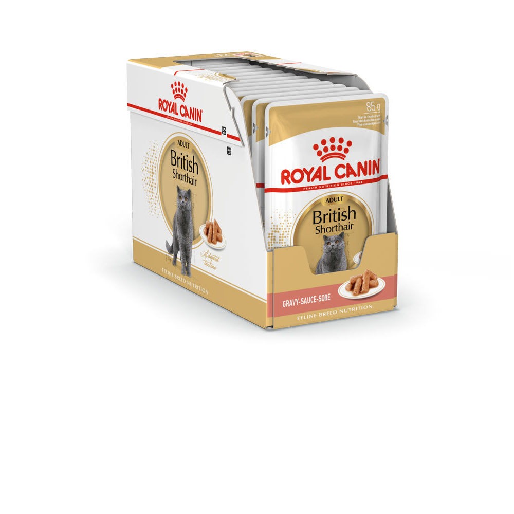 Корм для кошек ROYAL CANIN British Shorthair для британ.короткошерстной породы,мясо в соусе пауч
