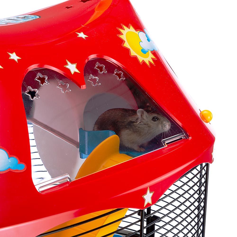 Клетка для грызунов FERPLAST CIRCUS FUN для хомяков 49,5x34x42,5см