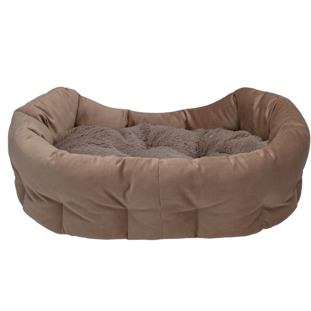 Лежак для животных DOG MODA Шарм (кофе), 66x62x18см