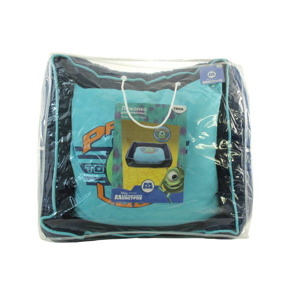 Лежанка для животных TRIOL Disney Monsters-1 квадратная 75х65х15см