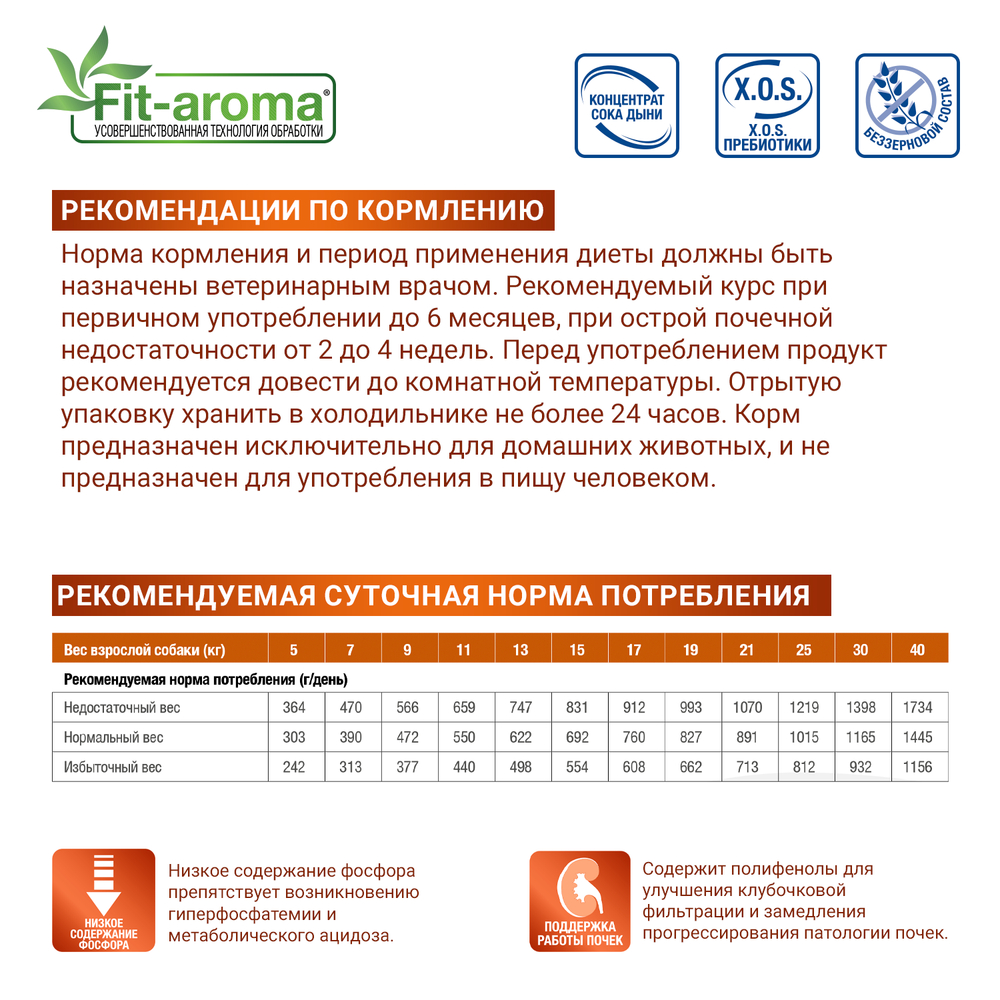 Корм для собак MONGE VetSolution Renal and Oxalate при заболеваниях почек ламист.