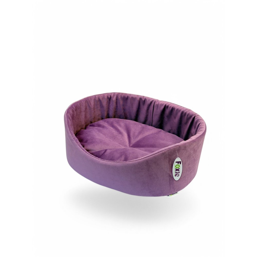 Лежак для животных FOXIE Optimal oval 60х45см лиловый закат