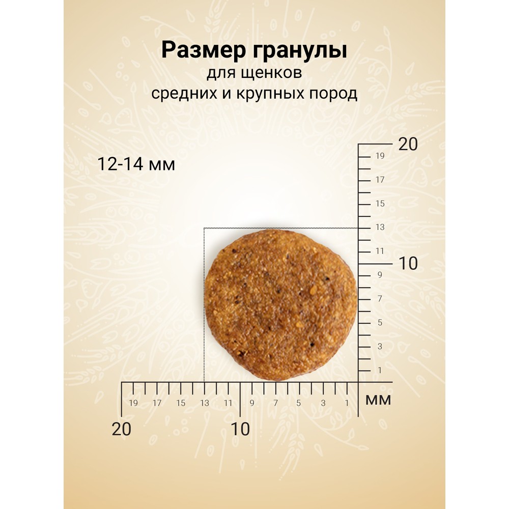 Корм для щенков CRAFTIA Natura для средних и крупных пород, утка с фазаном сух.