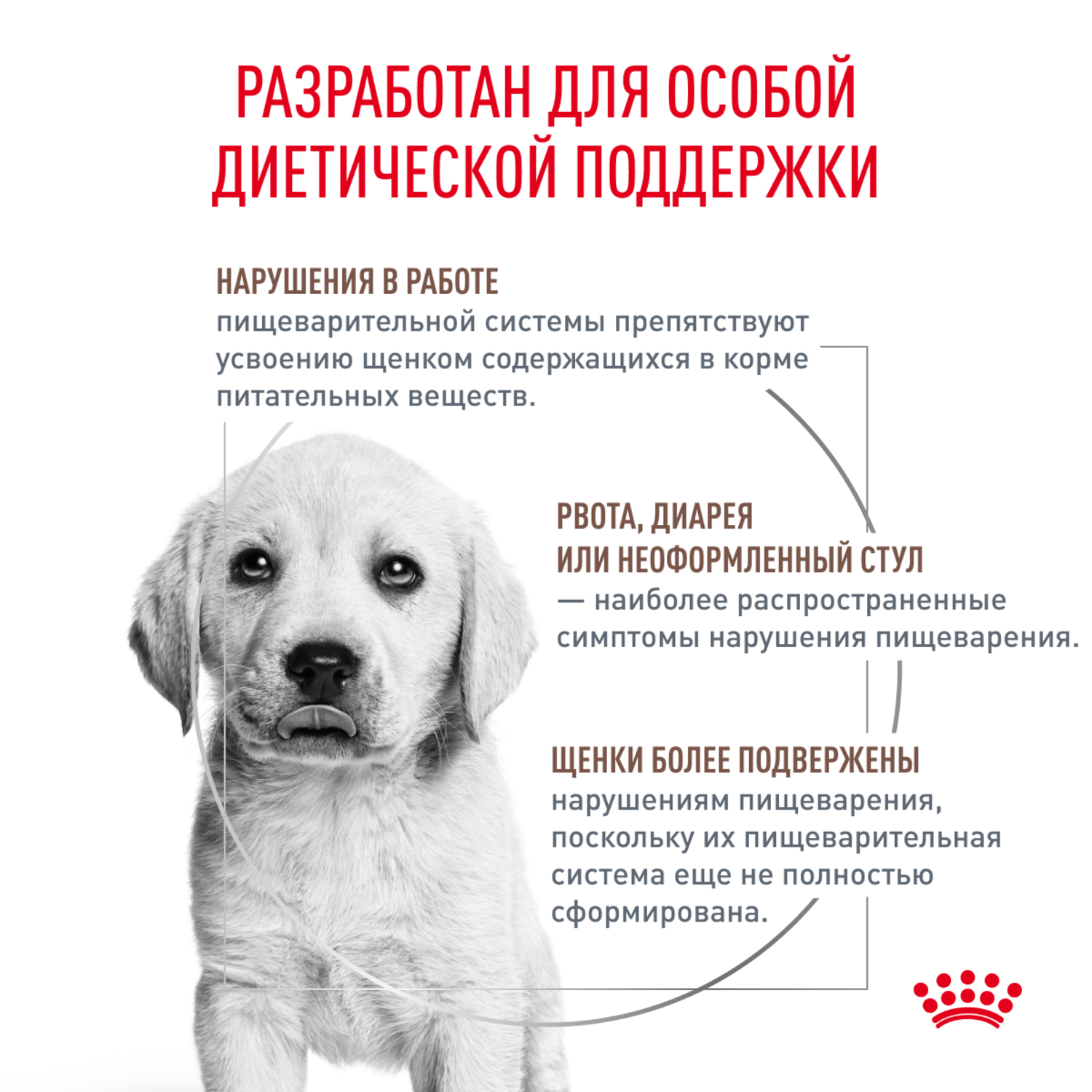 Корм для щенков ROYAL CANIN Gastrointestinal Puppy при расстройствах пищеварения сух.