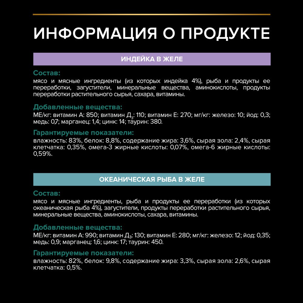 Корм для кошек PRO PLAN Sterilised Maintenance для стерилиз, индейка, океан. рыба пауч 40x85г НАБОР