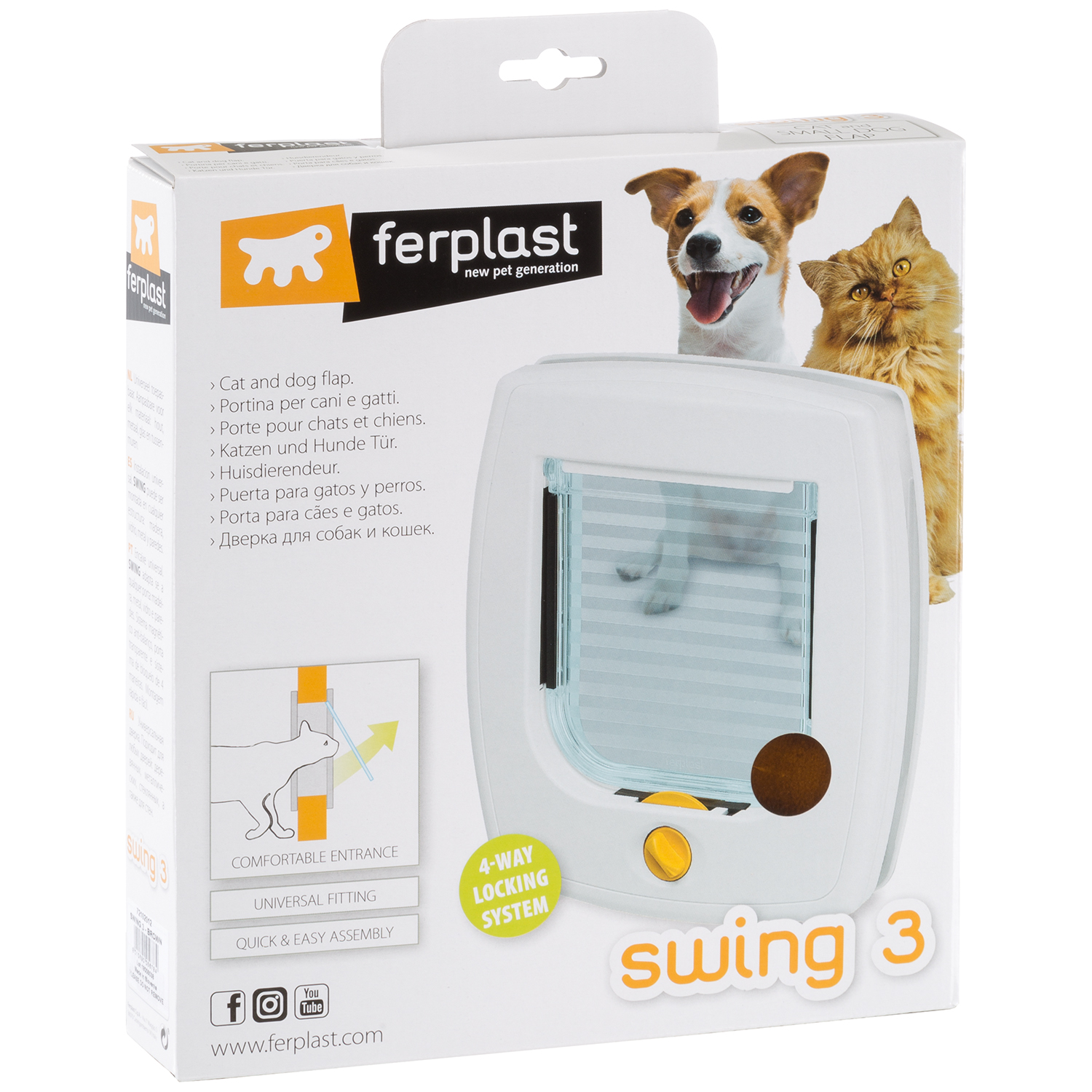 Автоматическая дверь для животных FERPLAST SWING 3SB