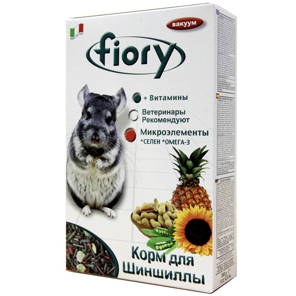 Корм для грызунов FIORY CINCY для шиншилл сух.