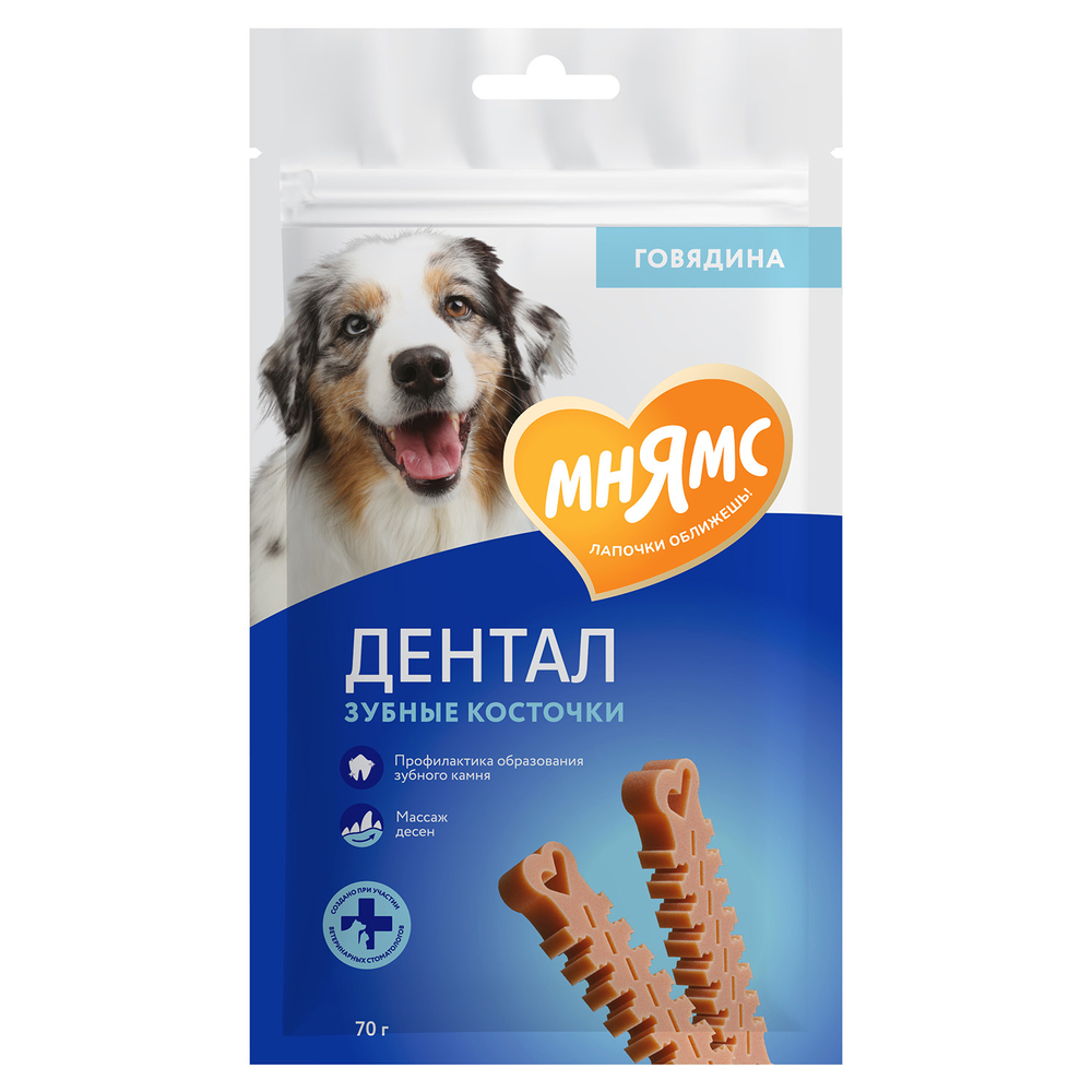 Лакомство для собак Мнямс DENTAL Зубные косточки