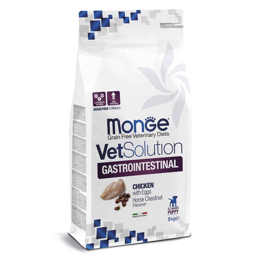 Корм для щенков MONGE VetSolution Gastrointestinal при заболеваниях ЖКТ сух.