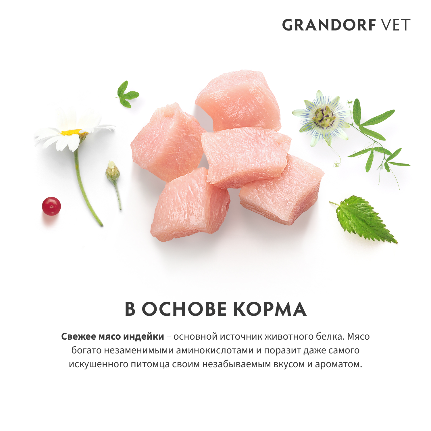 Корм для кошек GRANDORF VETERINARY DIET Cat Urinary S/O Moderate Calorie сух.