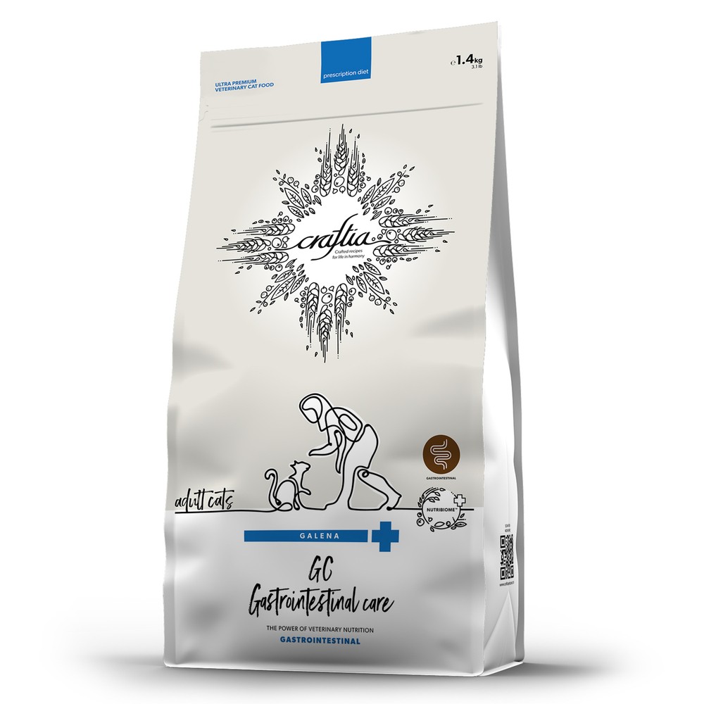 Корм для кошек CRAFTIA Galena Cat Gastrointestinal Care при заболеваниях ЖКТ сух.