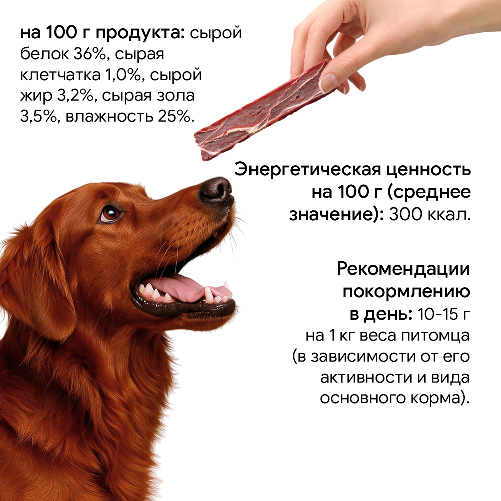 Лакомство для собак НЯМТОРИЯ Мраморные стейки из говядины,