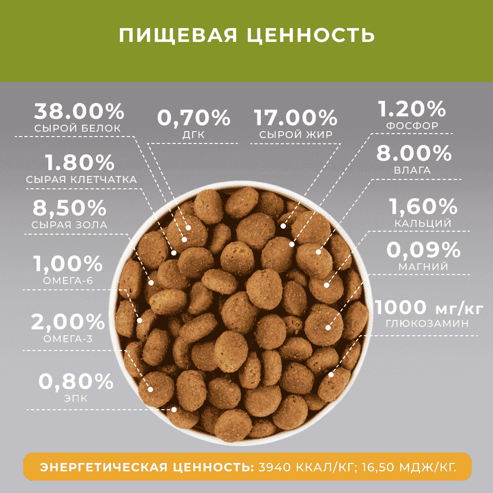 Корм для кошек ELATO Holistic для красивой и блестящей шерсти, рыба сух.