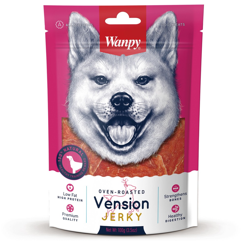 Лакомство для собак WANPY Dog филе из оленины