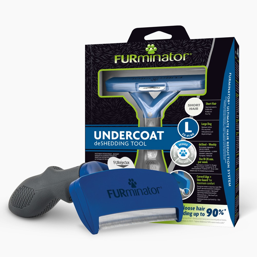 Фурминатор для собак FURMINATOR L для крупных пород с короткой шерстью
