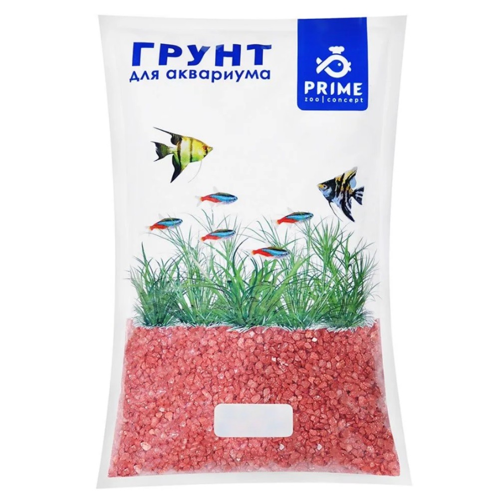 Грунт для аквариумов PRIME Россо-верона 3-5мм 2,7кг