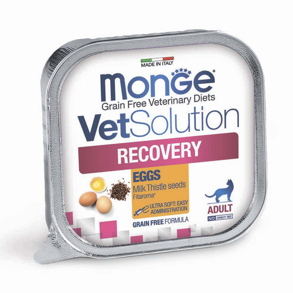 Корм для кошек MONGE VetSolution Recovery в период выздоровления ламист.