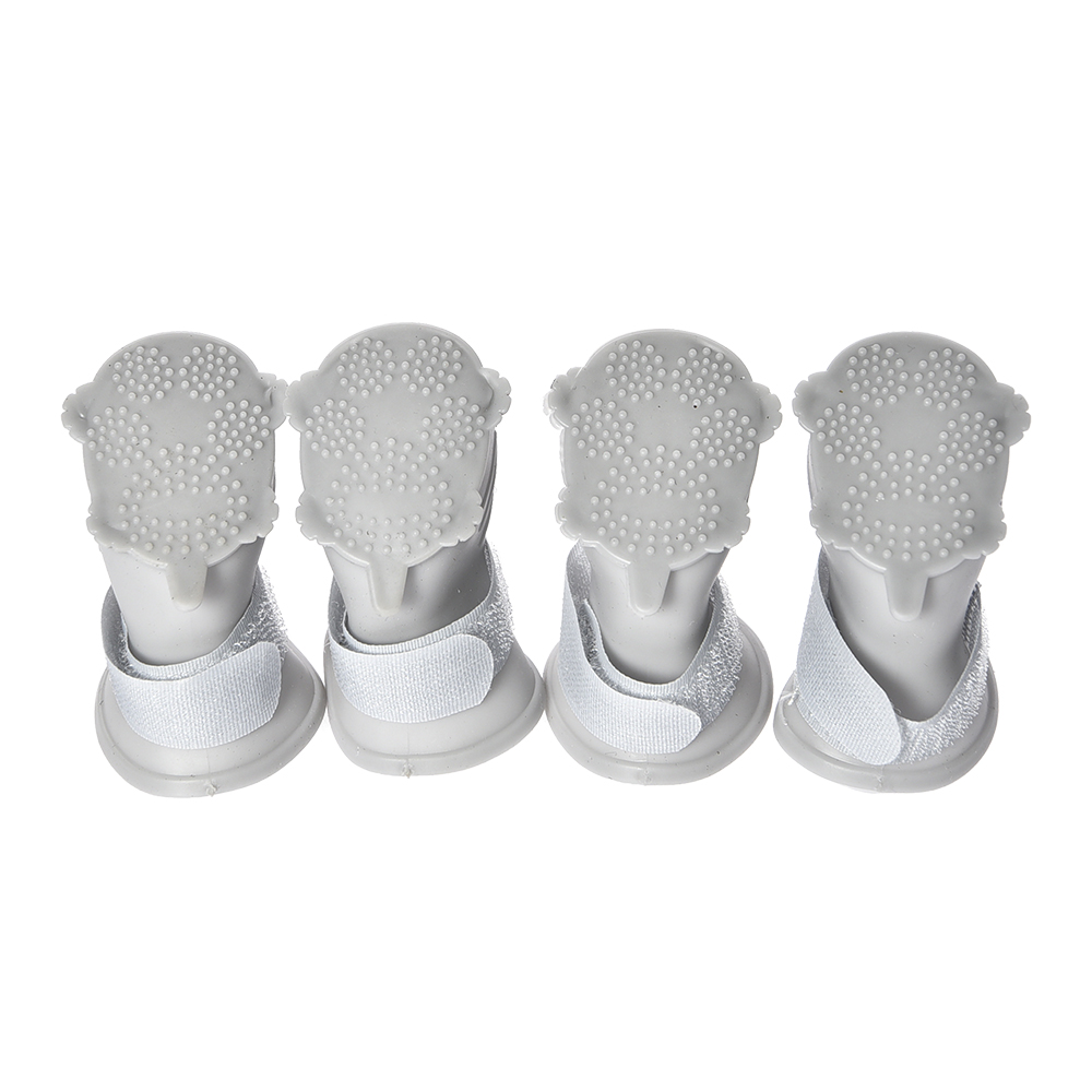 Ботинки для собак FOXIE Rain L 5,5х4,3х7,5см белые