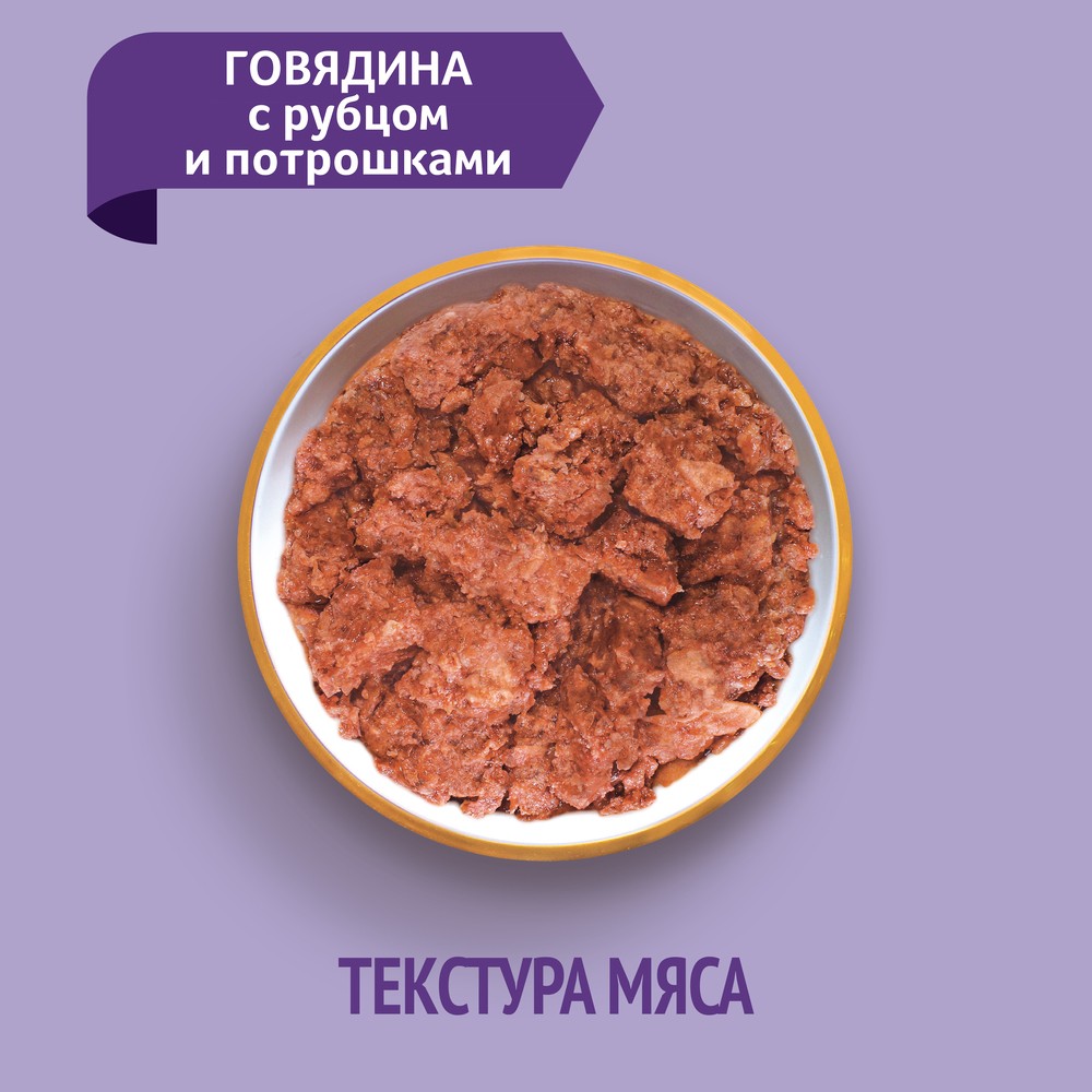 Корм для собак ЗООГУРМАН Мясное ассорти говядина с рубцом и потрошками банка