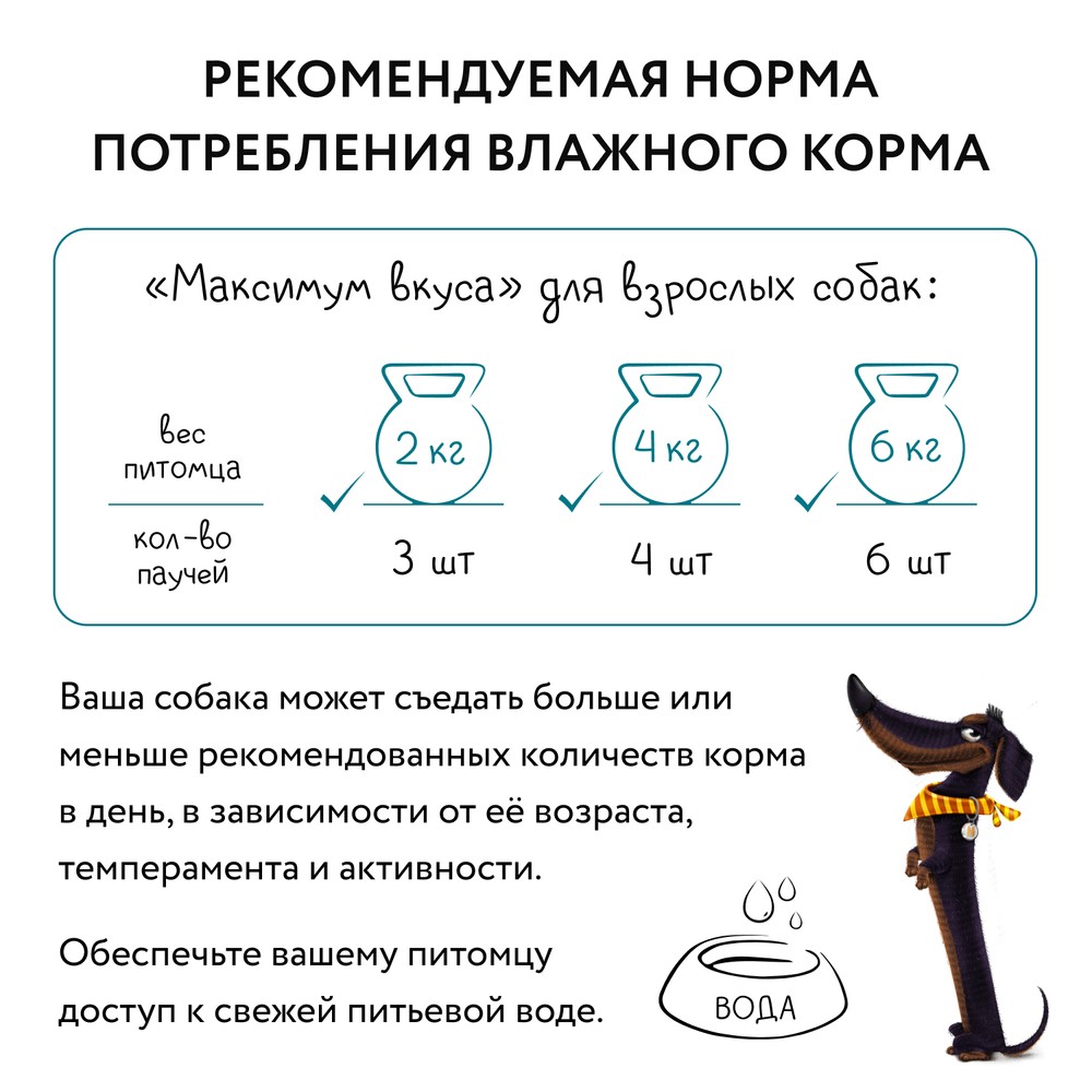 Корм для собак МНЯМС Максимум вкуса мясное рагу с говядиной и морковью пауч