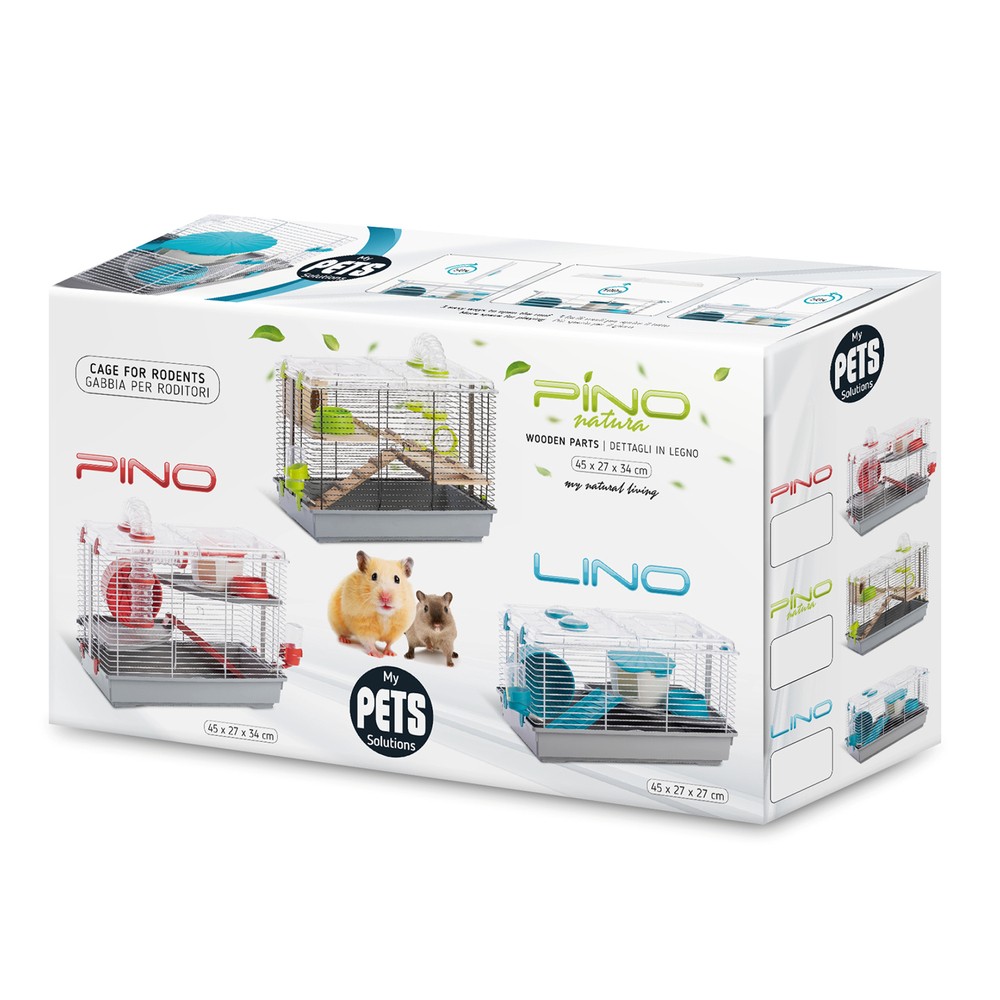 Клетка для грызунов MY PETS SOLUTIONS Lino 45x27x26h см