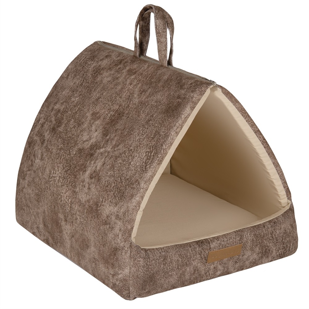 Домик для животных DOG MODA Шале коричнеывый, 45x41x40см
