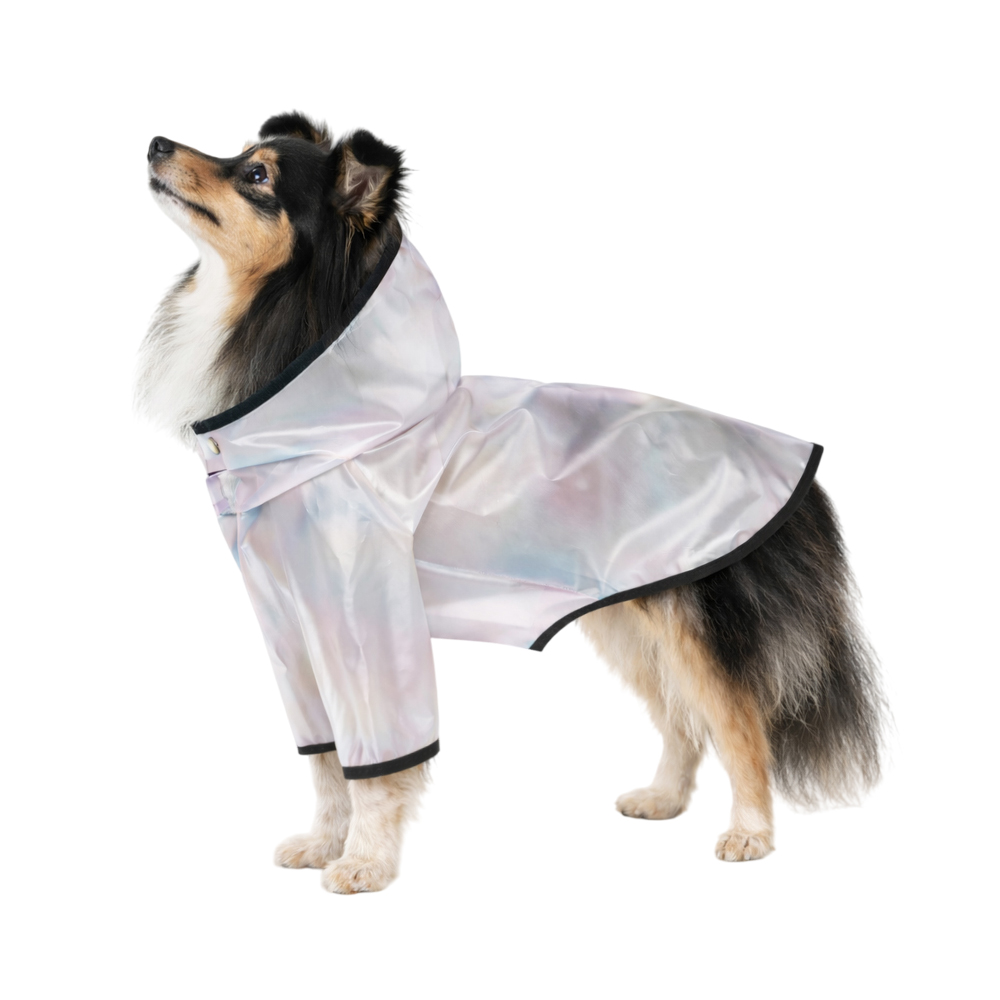 Дождевик для собак FOXIE Invisibility Cloak складной M (длина спины 35см) прозрачный