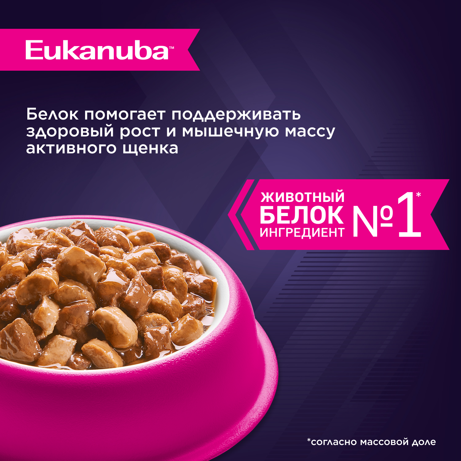 Корм для щенков EUKANUBA курица в соусе пауч