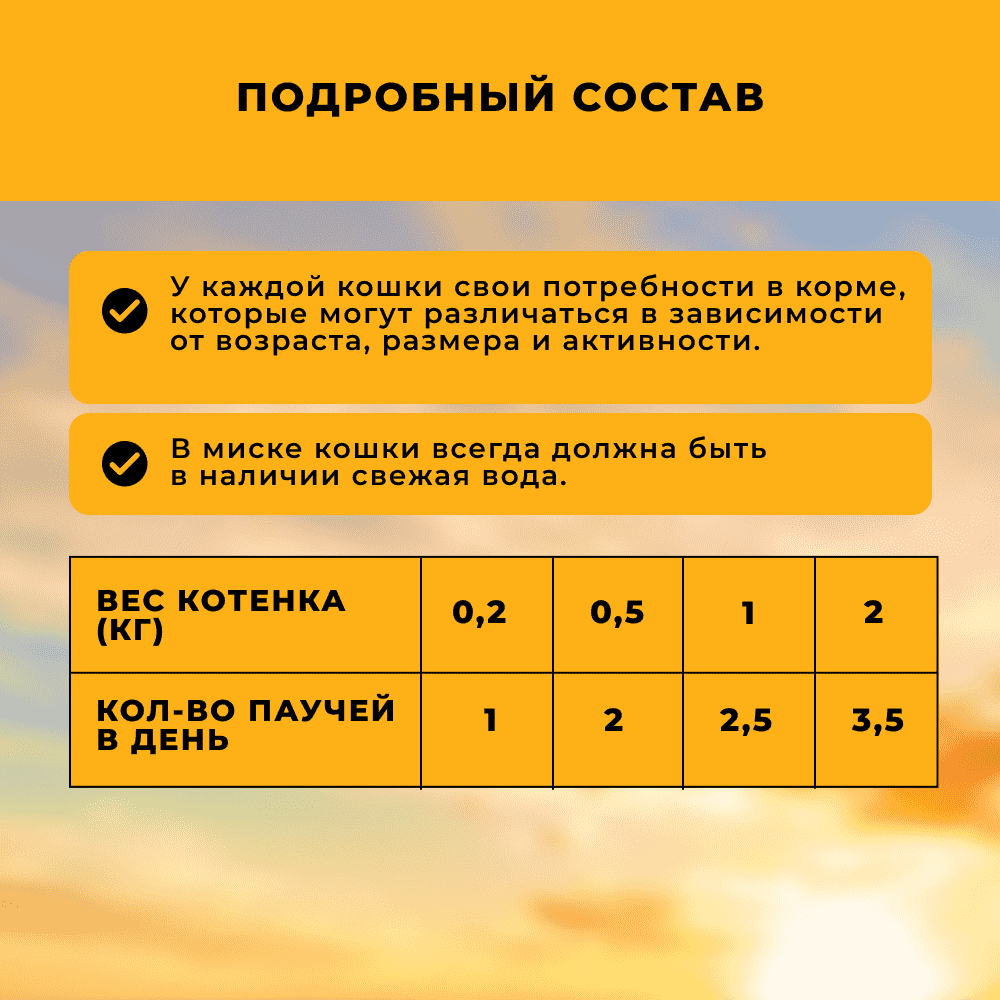 Корм для котят MORE кролик в соусе пауч