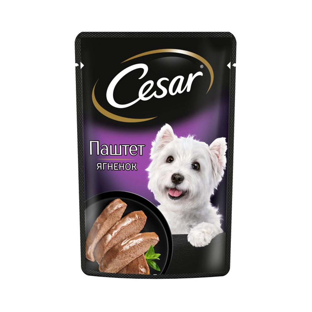 Корм для собак CESAR паштет с ягненком пауч