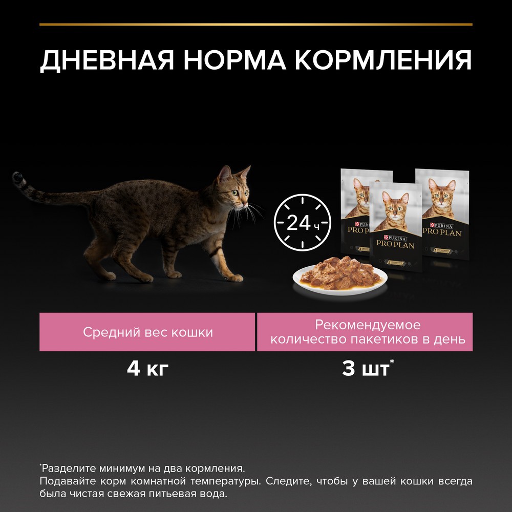 Корм для кошек PRO PLAN Delicate Digestion с чувствительным пищеварением с индейкой в соусе пауч