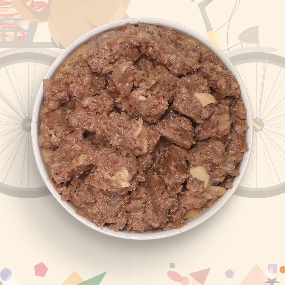 Корм для собак ЗООГУРМАН Вкусные потрошки Говядина с рубцом банка