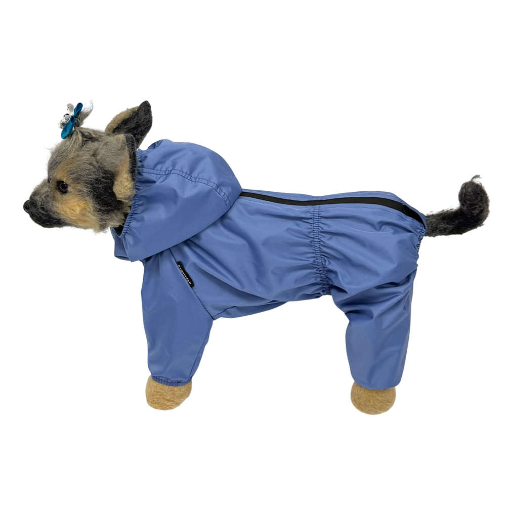Дождевик для собак DOG MODA (деним) унисекс 28см (3)